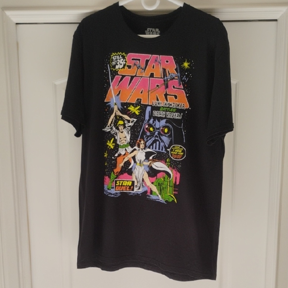 Retro Star Wars Classic Graphic T-Shirt - Picture 1 of 3